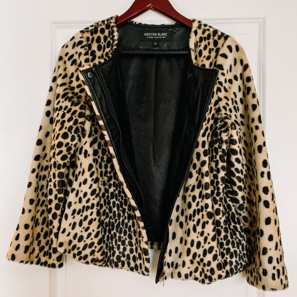 Kristen Blake faux fur coat rn 23328